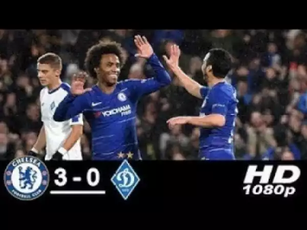 Chelsea 3 - 0  Dynamo Kyiv (Mar-07-2019) UEFA Europa League Highlights